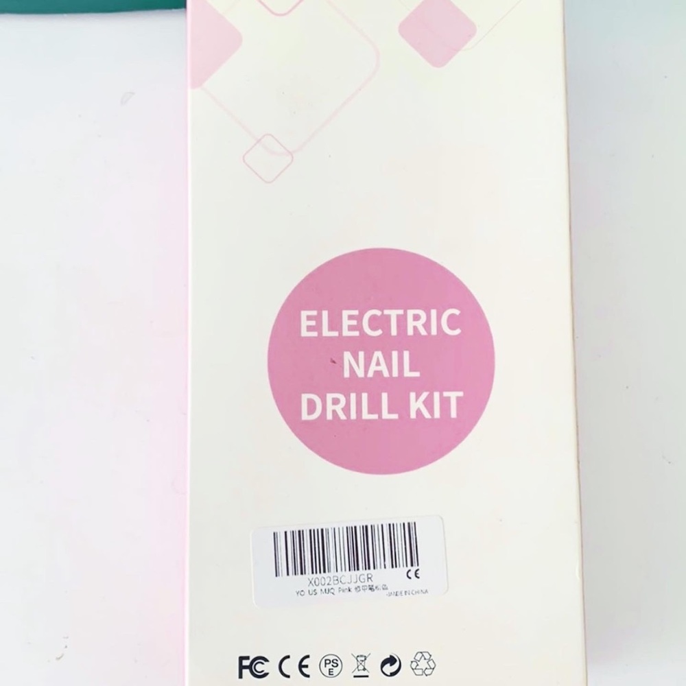 Electric nail drill kit